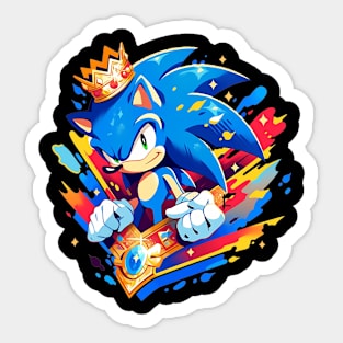 sonic king Sticker